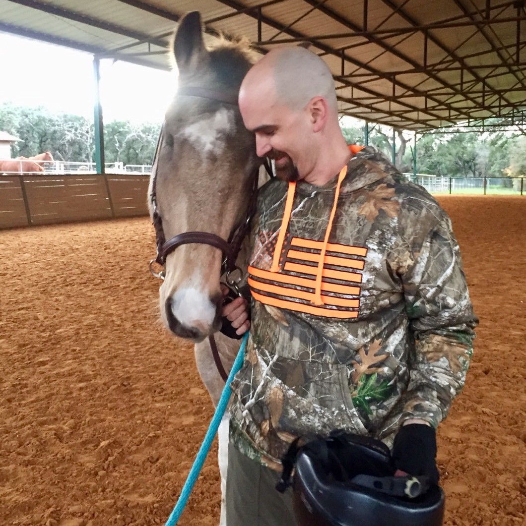 Veteran with Horse