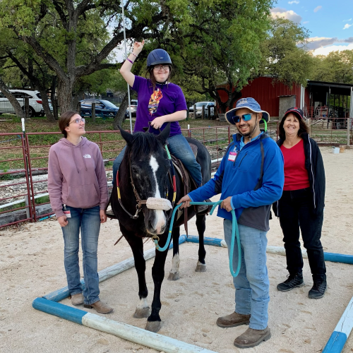 Participant Riding Autumn the Horse